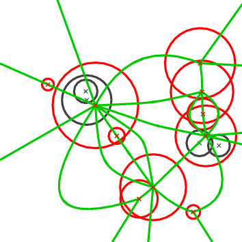 The Apollonius graph (dual of the Apollonius diagram)