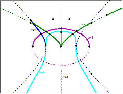 An arrangement of algebraic segments